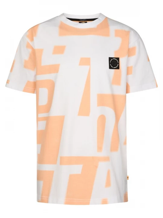 Foto van product Petrol Industries Shirt 'Montaña' oranje / zwart / wit