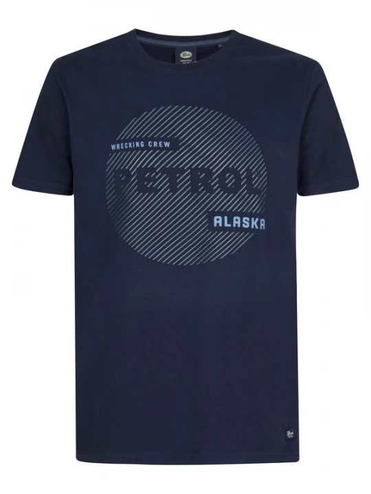 Foto van product Petrol Industries Shirt nachtblauw / grijs