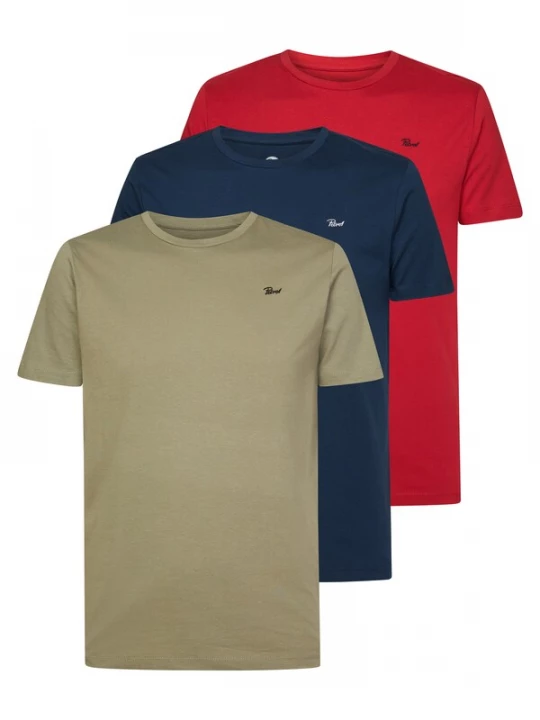 Foto van product Petrol Industries Shirt navy / olijfgroen / grenadine