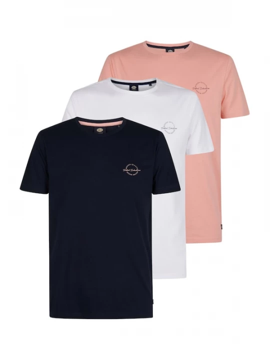 Foto van product Petrol Industries Shirt navy / rosa / wit