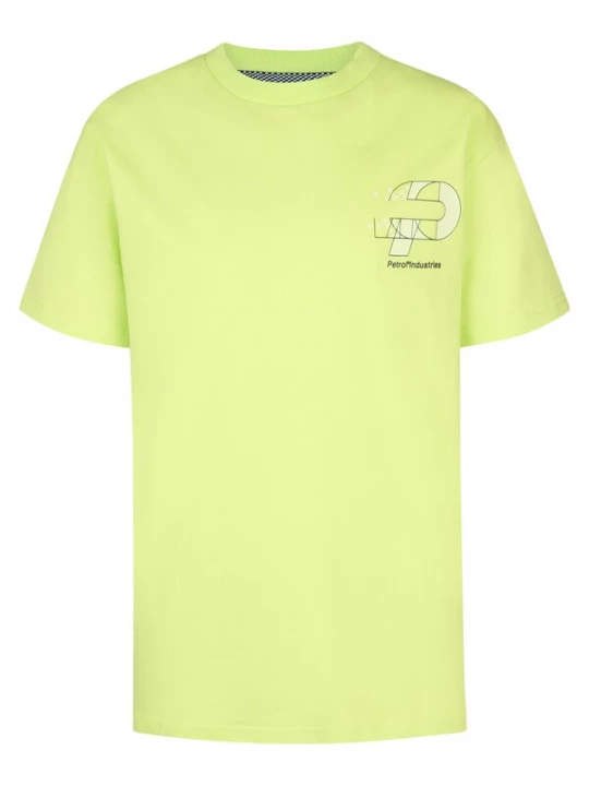 Foto van product Petrol Industries Shirt neongeel / zwart
