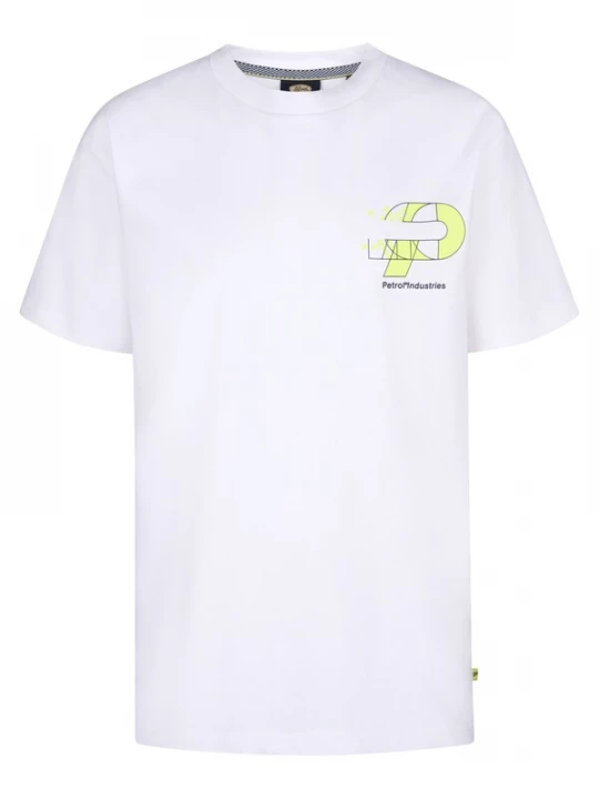 Foto van product Petrol Industries Shirt 'Oceancrest' groen / zwart / wit