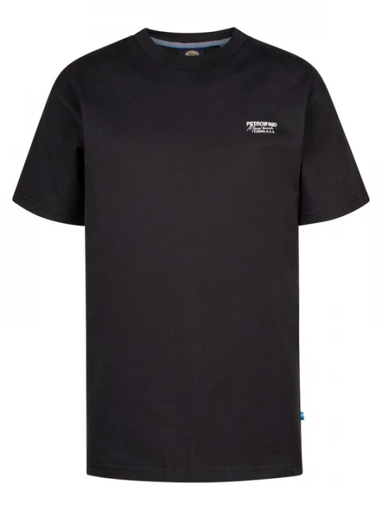 Foto van product Petrol Industries Shirt 'Oceanpoint' zwart / wit