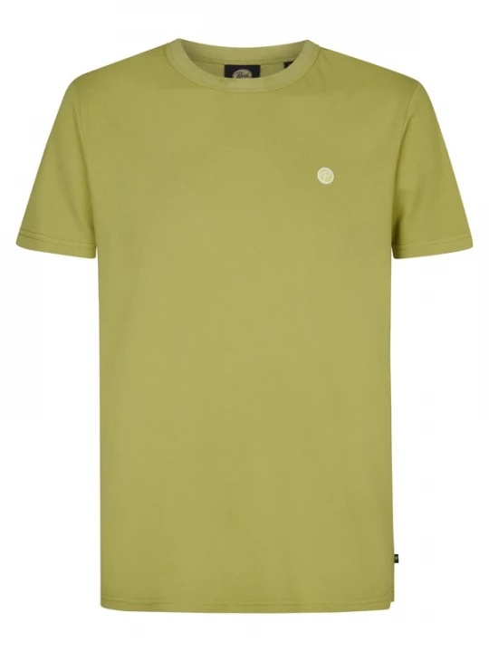 Foto van product Petrol Industries Shirt olijfgroen / wit
