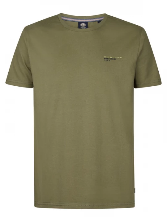 Foto van product Petrol Industries Shirt olijfgroen / zwart