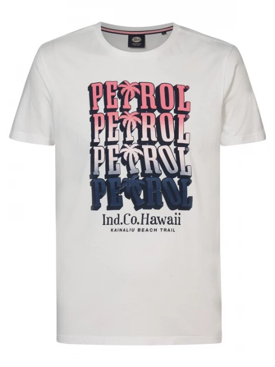 Foto van product Petrol Industries Shirt 'Radiance' navy / pitaja roze / rosé / wit
