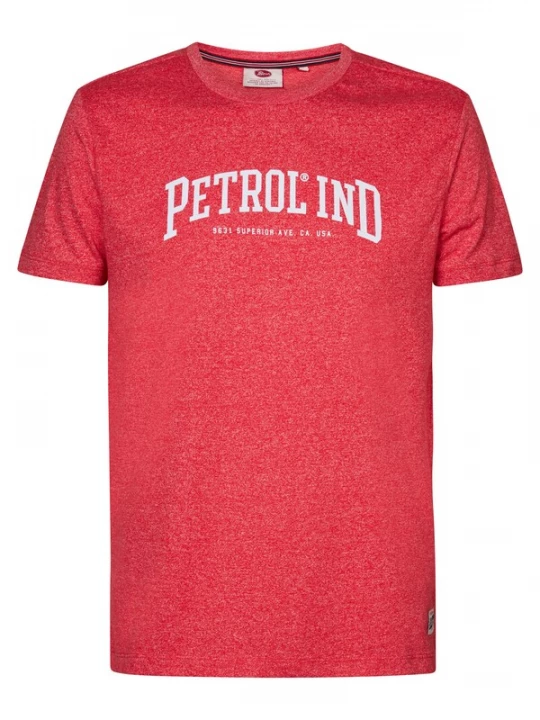 Foto van product Petrol Industries Shirt rood gemêleerd / wit