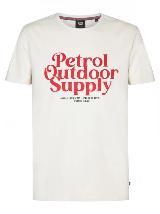 Foto van product Petrol Industries Shirt rood / zwart / wit