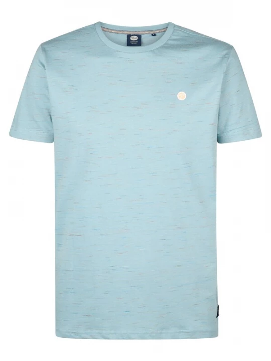 Foto van product Petrol Industries Shirt 'Sandstone' crème / lichtblauw / wit