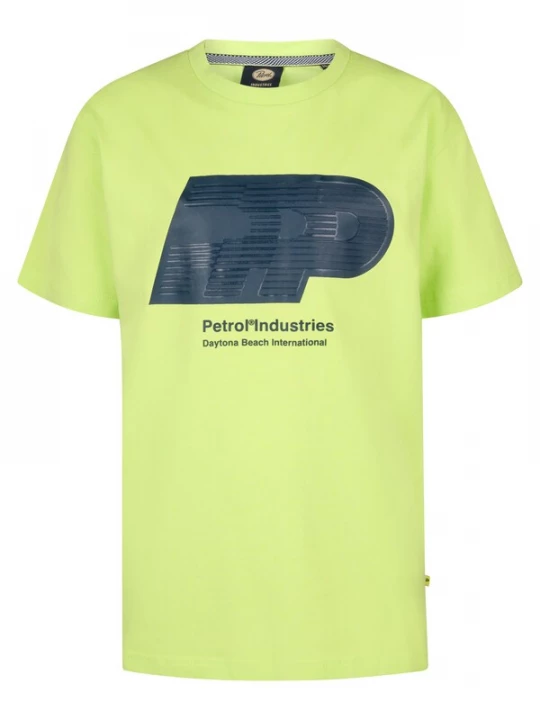 Foto van product Petrol Industries Shirt 'Seapearl' limoen / zwart
