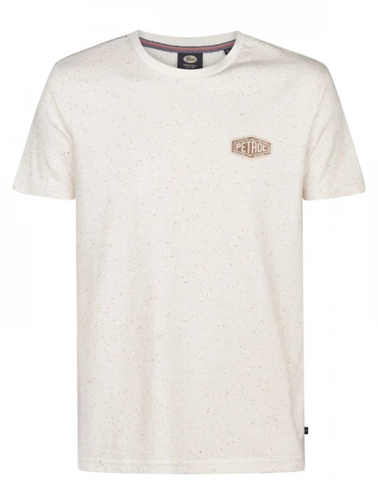 Foto van product Petrol Industries Shirt 'Shoreway' crème / brokaat / oranje / donkerrood