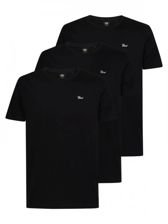 Foto van product Petrol Industries Shirt 'Sidney' zwart / offwhite