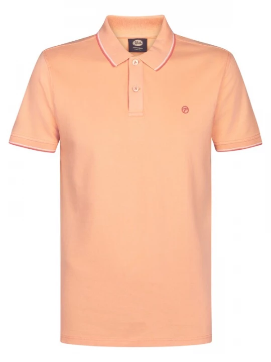 Foto van product Petrol Industries Shirt 'Wave' pasteloranje / pitaja roze / wit