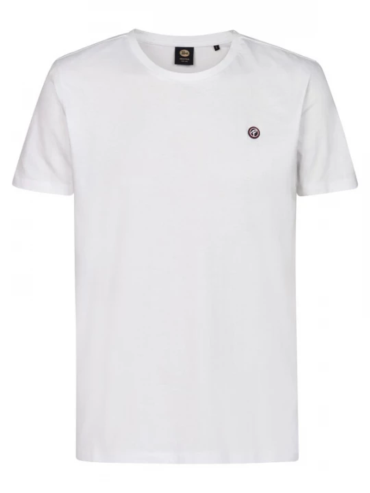 Foto van product Petrol Industries Shirt 'Windward' navy / bloedrood / wit