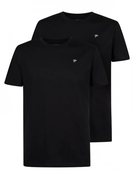 Foto van product Petrol Industries Shirt zwart / wit