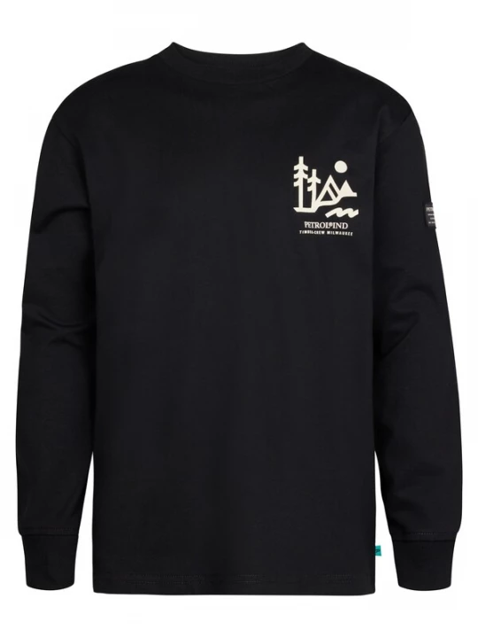 Foto van product Petrol Industries Shirt zwart / wit