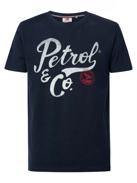 Foto van product Petrol Industries Shirt zwart / wit