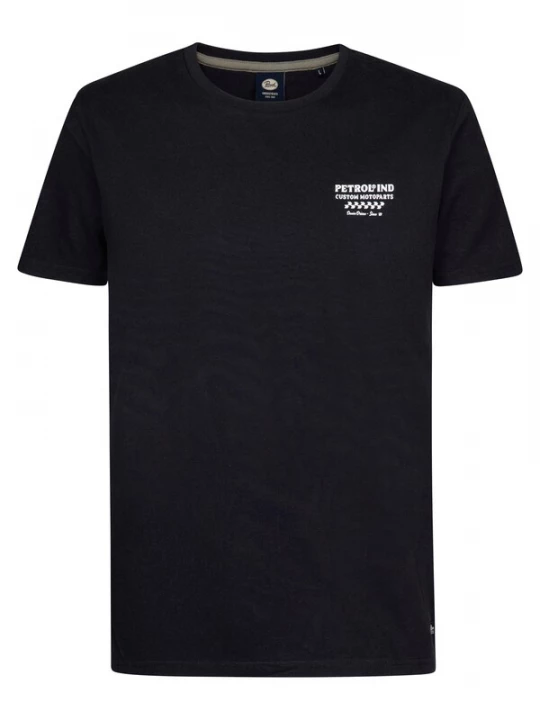 Foto van product Petrol Industries Shirt zwart / wit