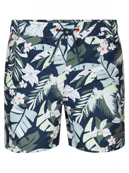 Foto van product Petrol Industries Zwemshorts 'Covecrest' navy / lichtblauw / groen