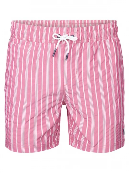 Foto van product Petrol Industries Zwemshorts 'Reefway' pink / wit
