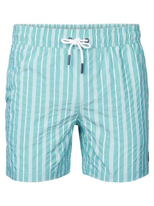 Foto van product Petrol Industries Zwemshorts 'Reefway' turquoise / wit