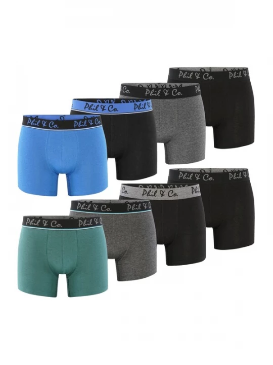 Foto van product Phil & Co. Berlin Boxershorts ' All Styles ' gemengde kleuren