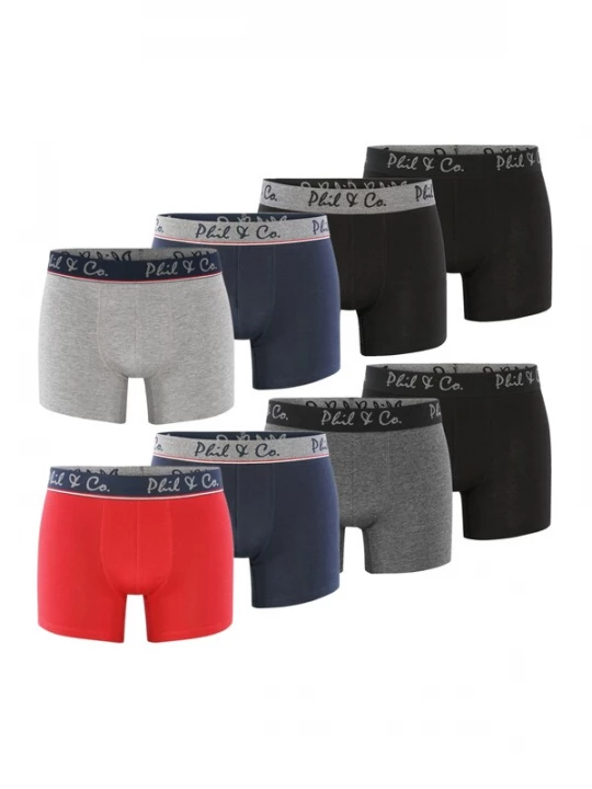 Foto van product Phil & Co. Berlin Boxershorts gemengde kleuren