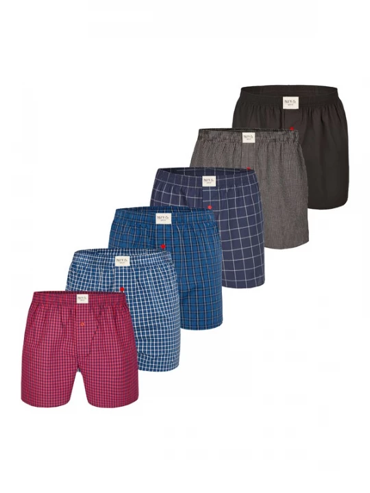 Foto van product Phil & Co. Berlin Boxershorts ' Classics ' gemengde kleuren