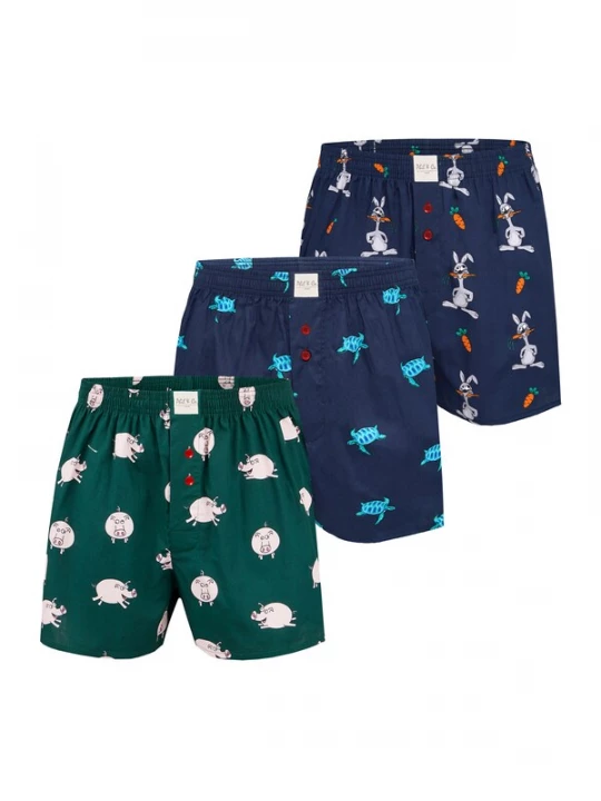 Foto van product Phil & Co. Berlin Boxershorts ' FUN Motives ' gemengde kleuren