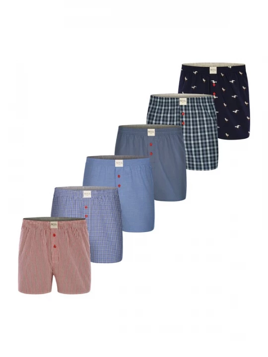 Foto van product Phil & Co. Berlin Boxershorts gemengde kleuren