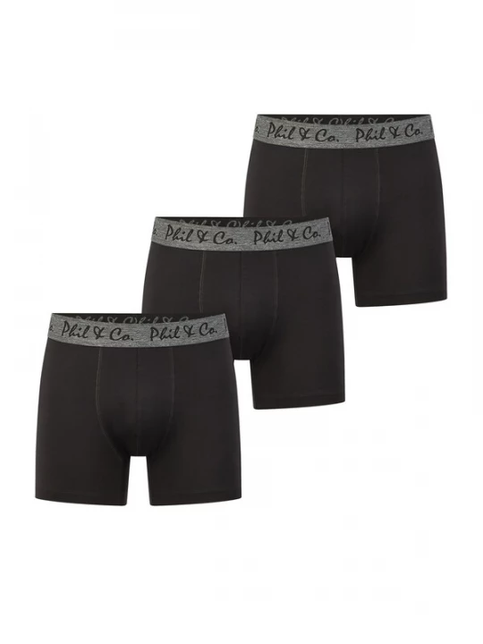 Foto van product Phil & Co. Berlin Boxershorts ' Jersey Core ' zwart