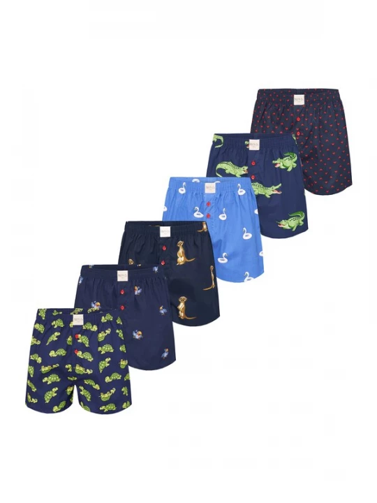 Foto van product Phil & Co. Berlin Boxershorts ' Prints ' gemengde kleuren