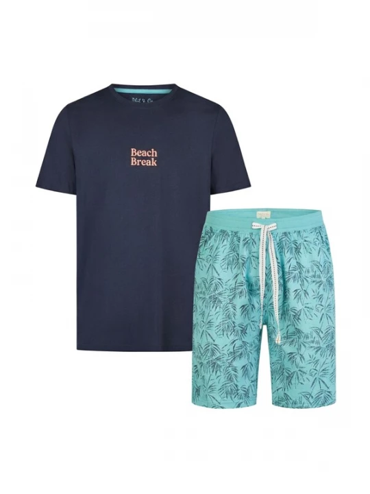 Foto van product Phil & Co. Berlin Pyjama kort donkerblauw