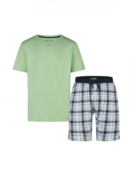 Foto van product Phil & Co. Berlin Pyjama kort 'Fashionable' gemengde kleuren