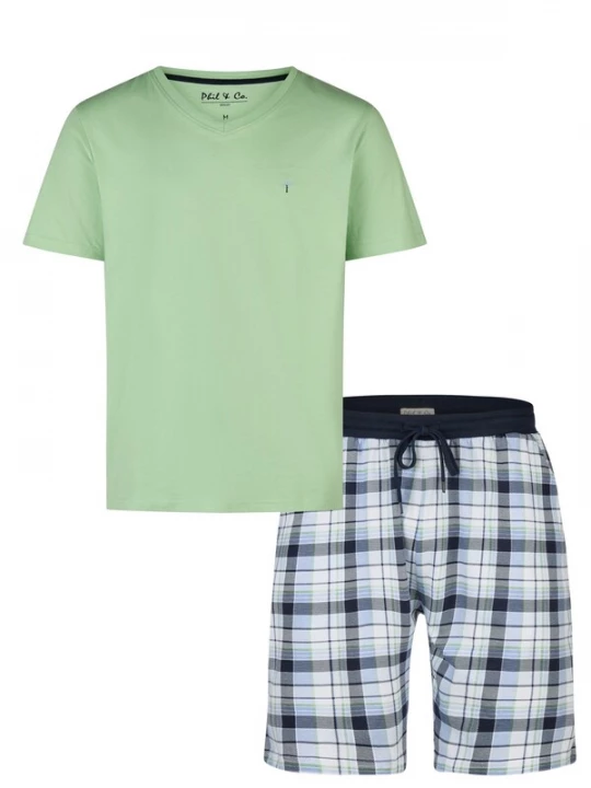 Foto van product Phil & Co. Berlin Pyjama kort groen