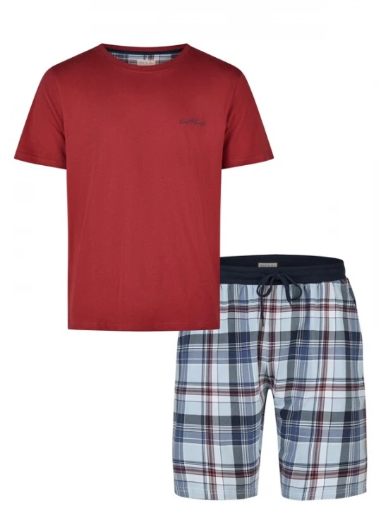 Foto van product Phil & Co. Berlin Pyjama kort rood