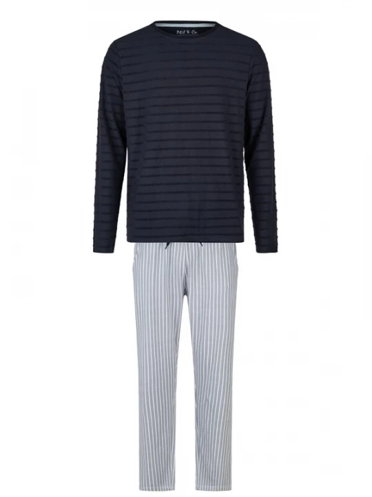 Foto van product Phil & Co. Berlin Pyjama lang donkerblauw