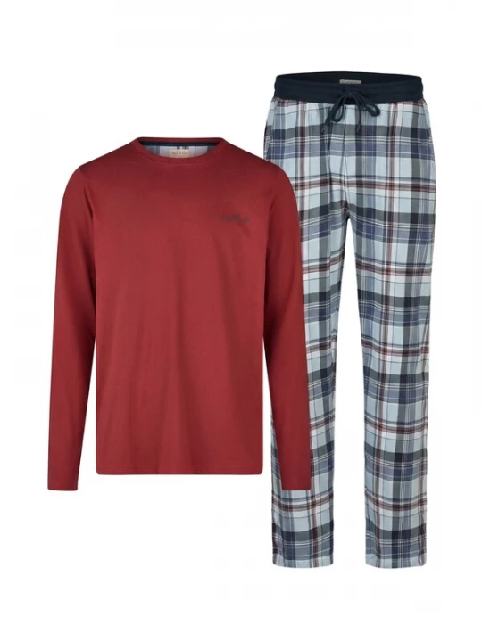 Foto van product Phil & Co. Berlin Pyjama lang 'Fashionable' gemengde kleuren