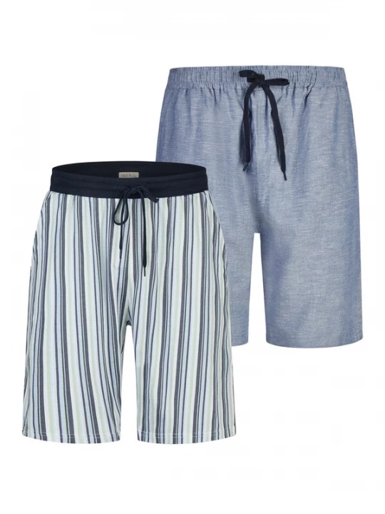 Foto van product Phil & Co. Berlin Pyjamabroek ' Classics ' blauw / grijs / offwhite