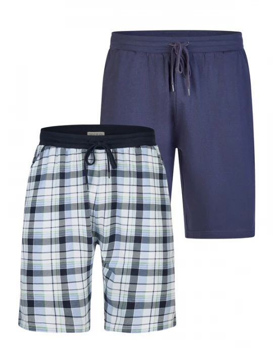 Foto van product Phil & Co. Berlin Pyjamabroek ' Classics ' lichtblauw / donkerblauw / offwhite