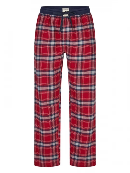 Foto van product Phil & Co. Berlin Pyjamabroek 'Flanell' navy / rood