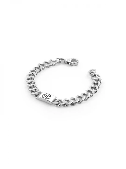 Foto van product Philipp Plein Armband 'Plein Tag' zilver