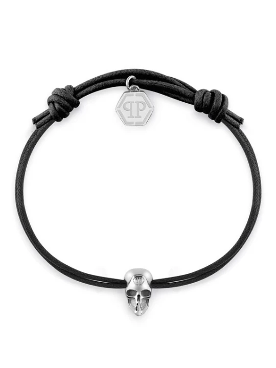 Foto van product Philipp Plein Armband 'Skull' zwart / zilver