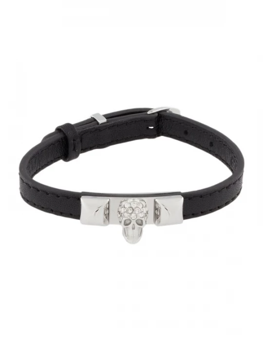 Foto van product Philipp Plein Armband zwart / zilver