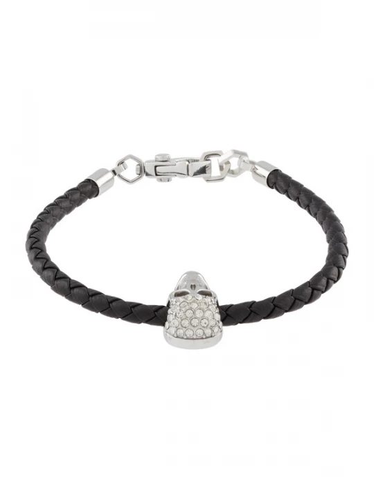 Foto van product Philipp Plein Armband zwart / zilver / transparant