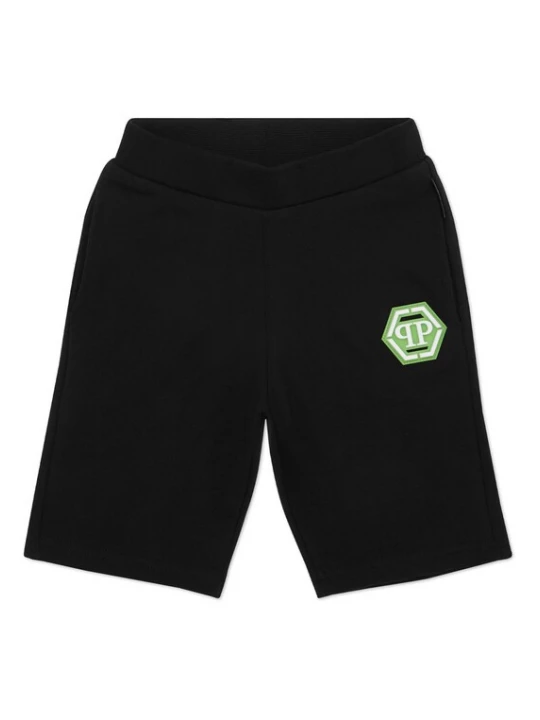 Foto van product Philipp Plein Broek 'Iconic' lichtgroen / zwart / wit