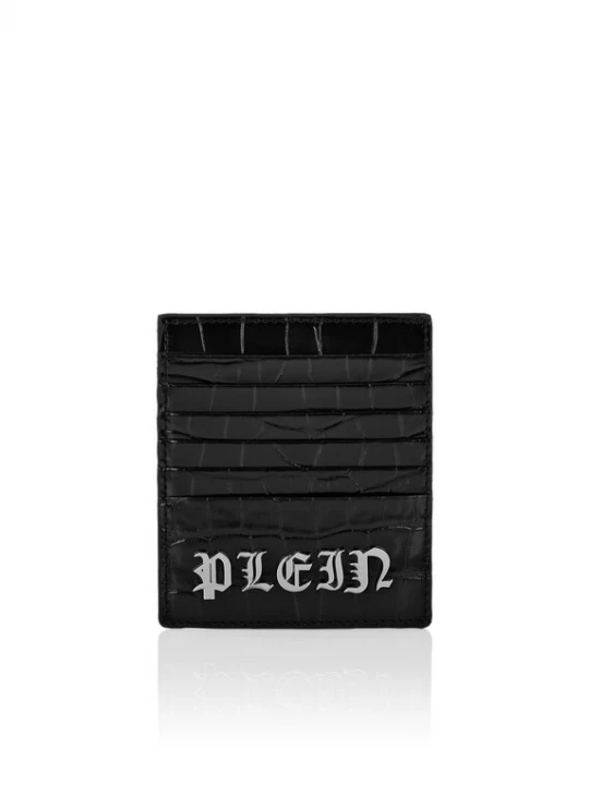 Foto van product Philipp Plein Etui 'Gothic' zwart / zilver