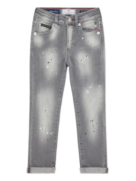 Foto van product Philipp Plein Jeans grey denim / zwart / wit