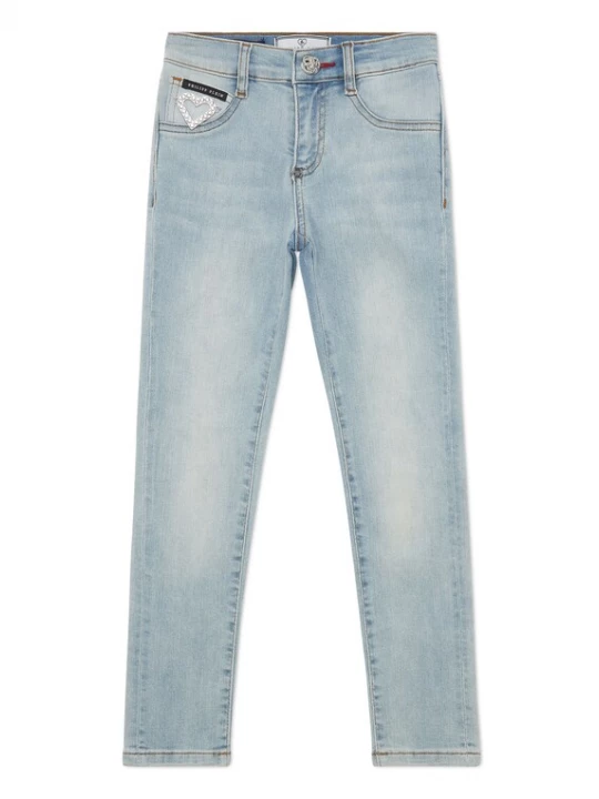 Foto van product Philipp Plein Jeans 'Heart' blauw denim
