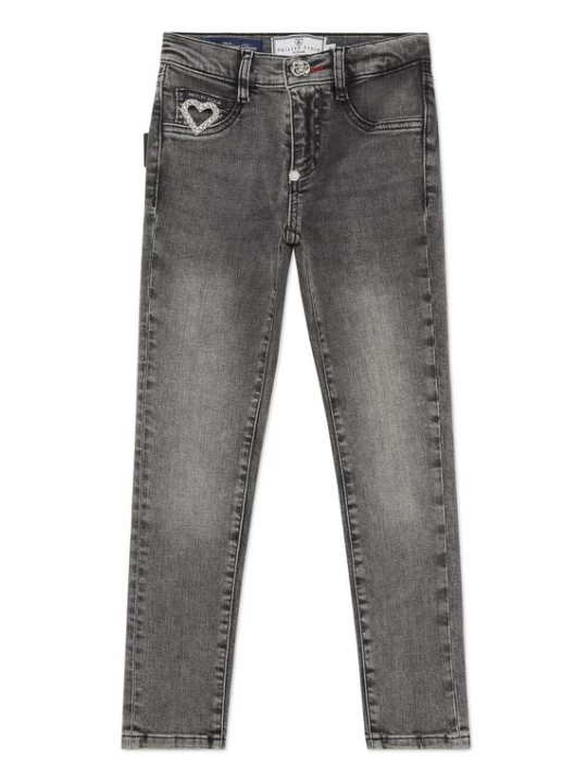 Foto van product Philipp Plein Jeans 'Heart' grey denim